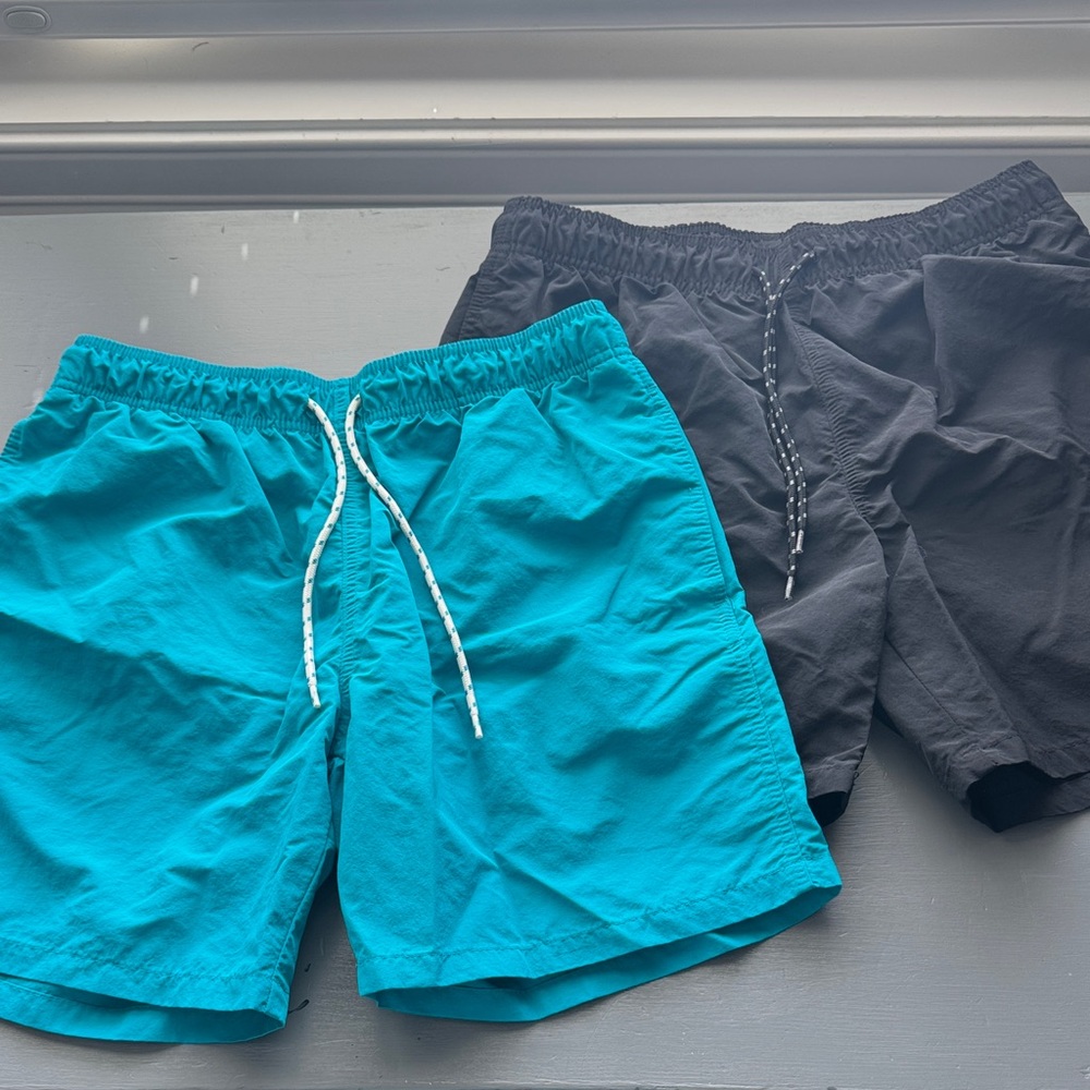 Goodfellow & Co Teal Elastic Waist Shorts